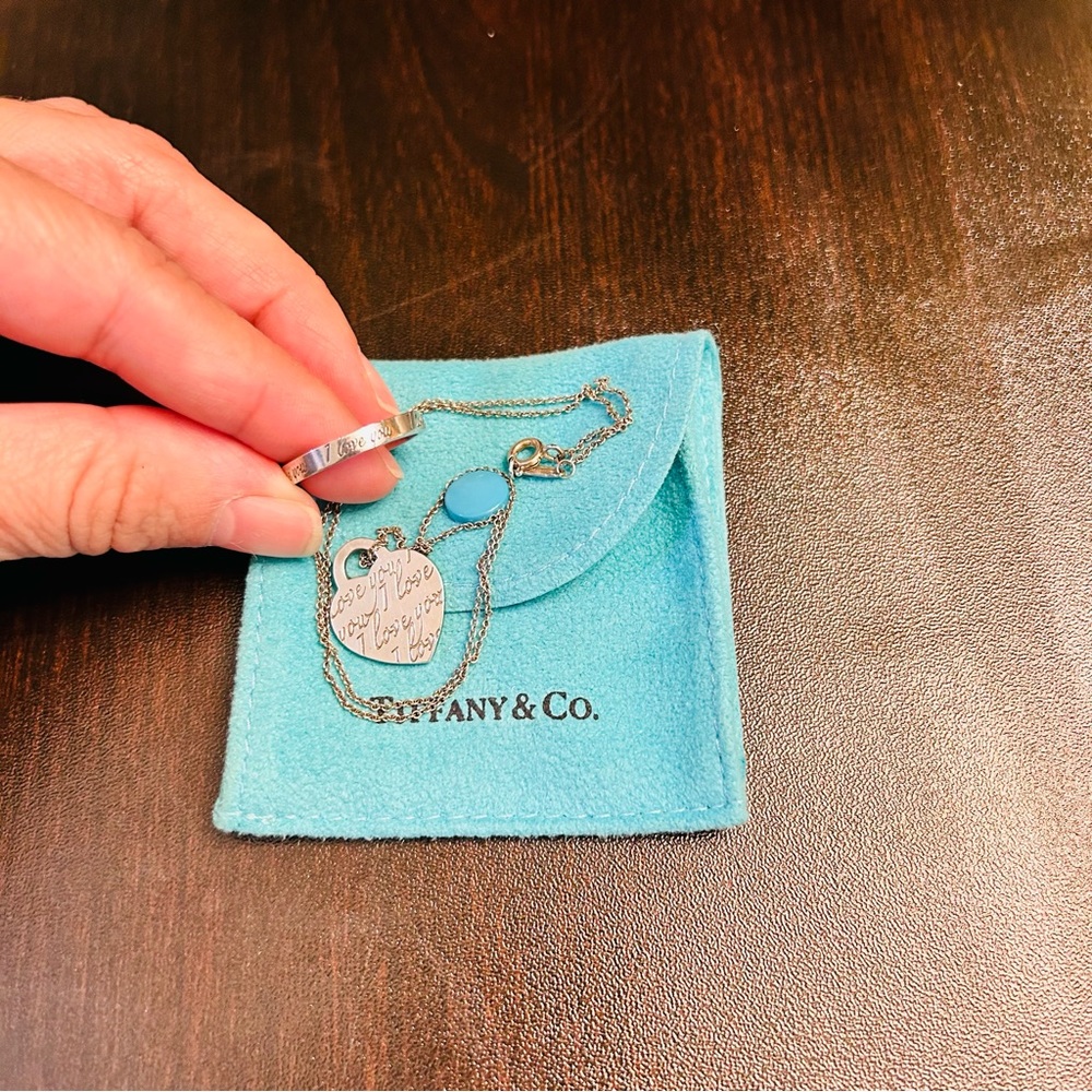 Tiffany & Co.  Notes “I Love You” Ring - Sterling Silver 925 | Size 6 |